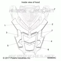 HOOD FOAM/FIBER
