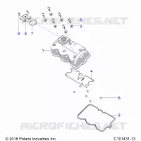 ENGINE, VALVE COVER