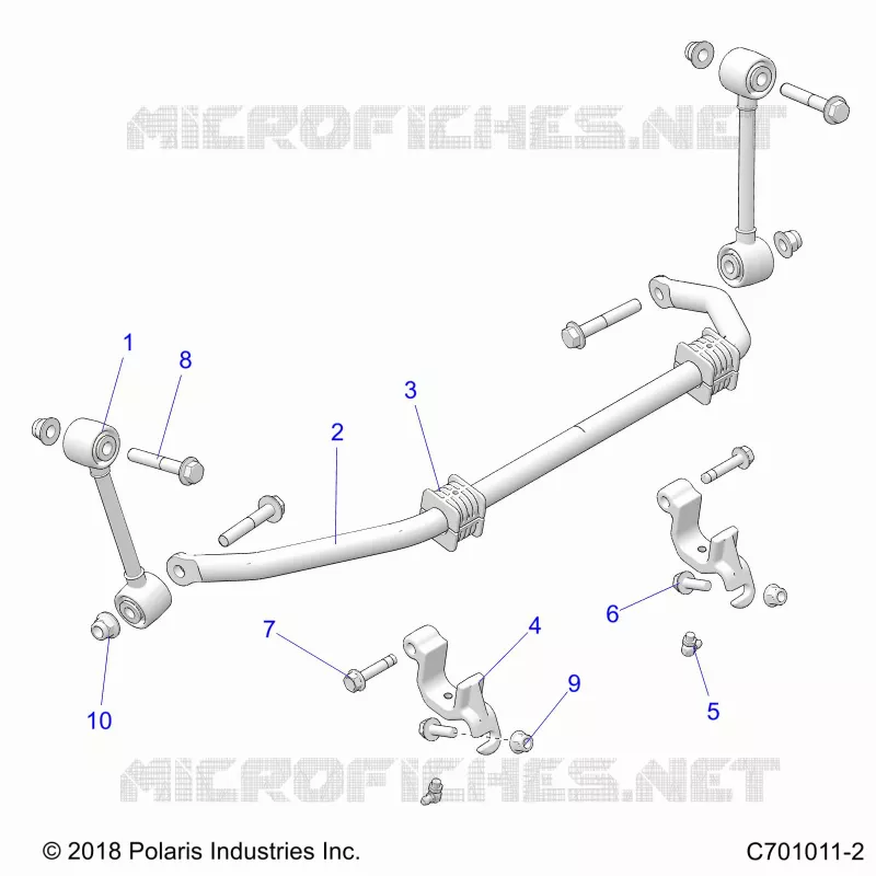 SUSPENSION, FRONT, STABILIZER BAR