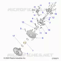 DRIVE TRAIN, PRIMARY CLUTCH