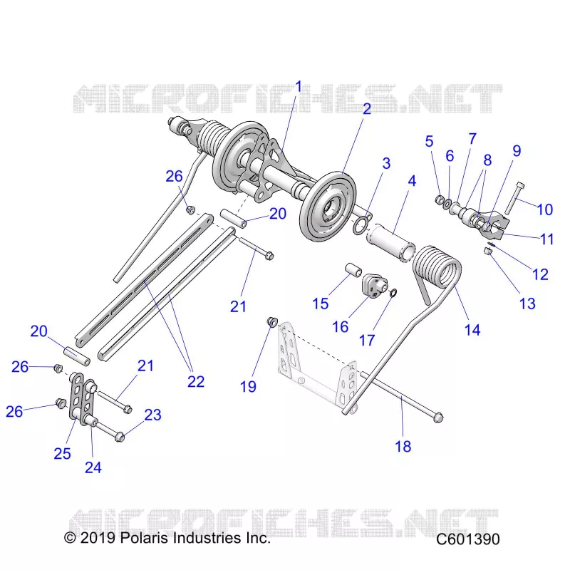 SUSPENSION, REAR TORQUE ARM