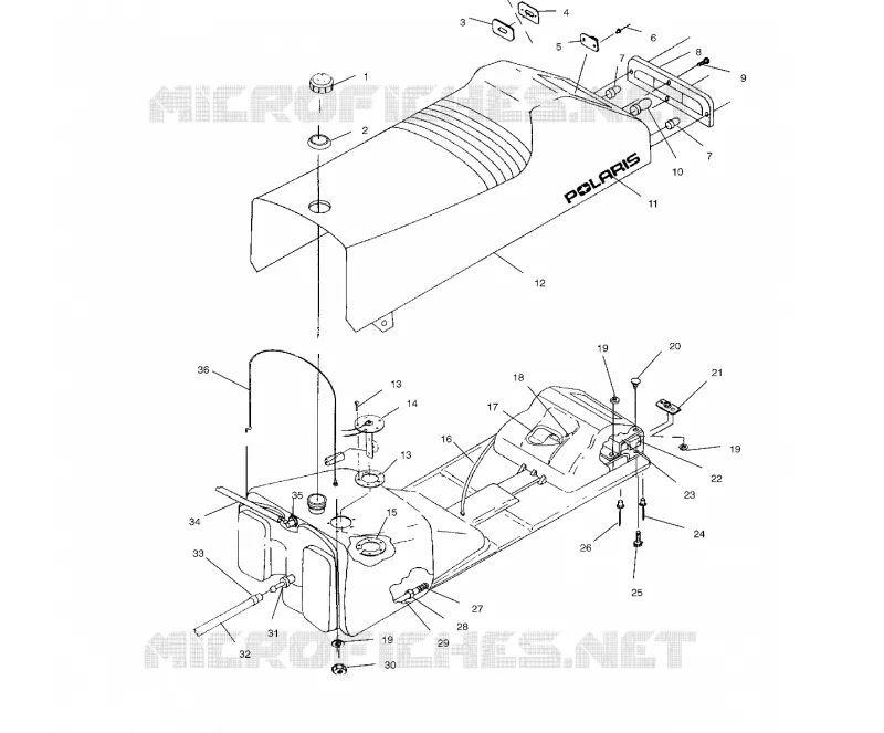 SEAT   GAS TANK