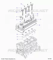 ENGINE, VALVE COVER