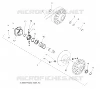 DRIVE TRAIN, SECONDARY CLUTCH