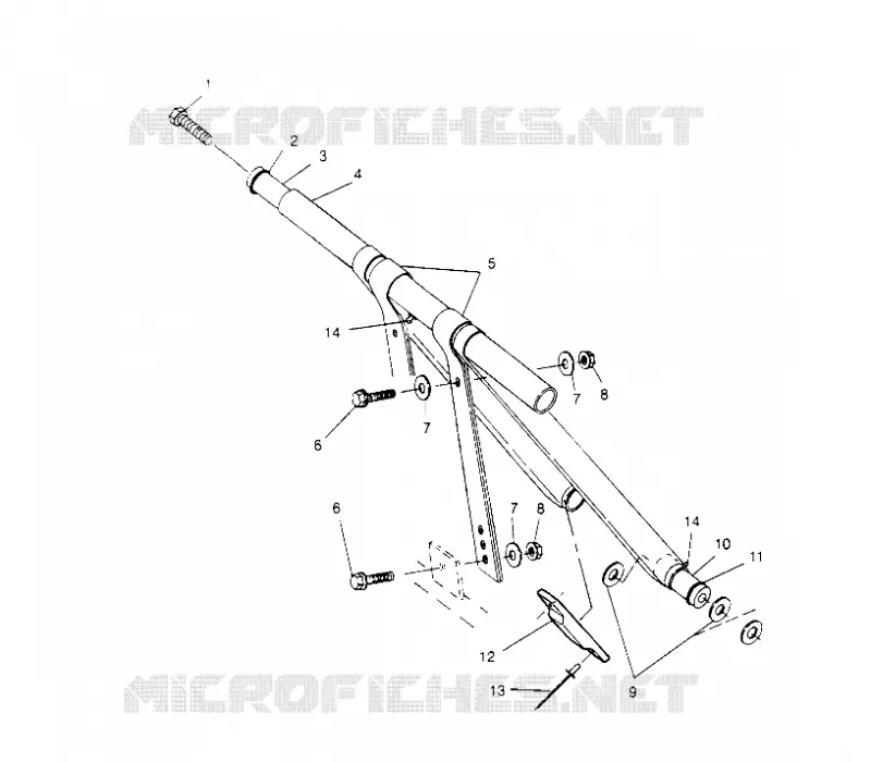 FRONT TORQUE ARM XLT SP 0966676 AND  EUROPEAN XLT SP E966676 (4931703170B012)