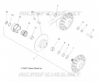 DRIVE TRAIN, SECONDARY CLUTCH