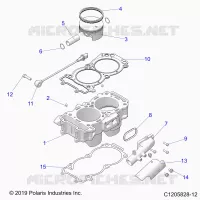 CYLINDER AND PISTON