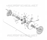 DRIVE CLUTCH ASSEMBLY XLT SP 0966676 AND  EUROPEAN XLT SP E966676 (4931703170B014)