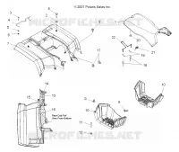 REAR CAB, SEAT AND FOOTWELLS