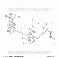 SUSPENSION, REAR STABILIZER BAR