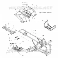 REAR CAB, FRAME, AND FOOTWELLS