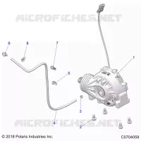 DRIVE TRAIN, FRONT GEARCASE MOUNTING