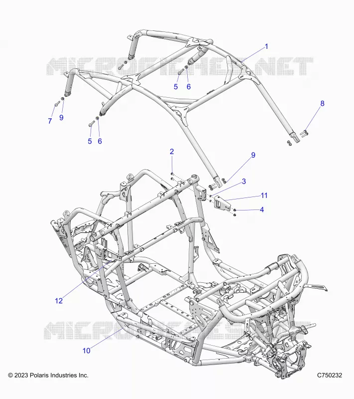 CHASSIS, CAB FRAME