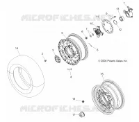 WHEELS, FRONT AND HUB