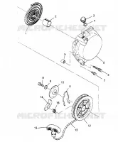 RECOIL STARTER 2X4 400L W957540 (4930093009D007)