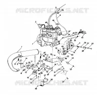 ENGINE MOUNTING 500 AND 500 CLASSIC (4921252125037A)
