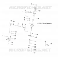 STEERING POST   AND TIE ROD ASM.