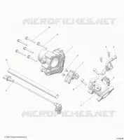 ENGINE, THROTTLE BODY AND FUEL RAIL