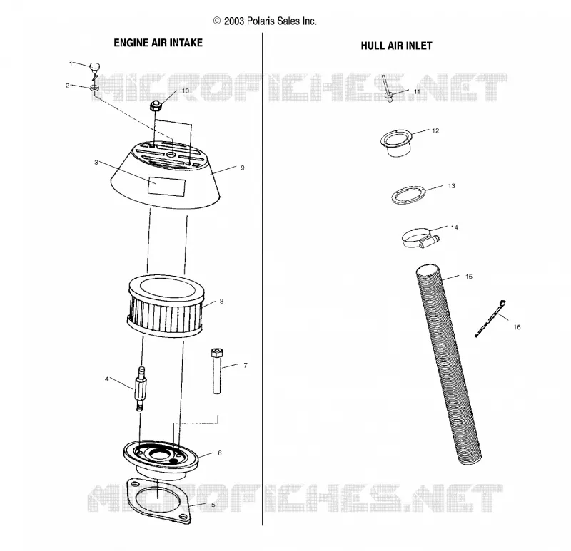AIR INTAKE/HULL AIR INLET