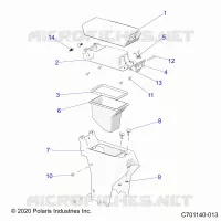 CENTER CONSOLE,STORAGE