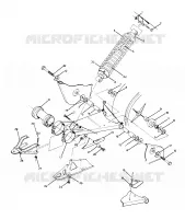 SWING ARM WLD./REAR SHOCK ASM. 350 4X4