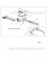 FRONT BRAKE BRAKE LEVER AND MASTER CYLINDER