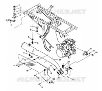EXHAUST SYSTEM 4X4 300 W958130 (4930183018A011)
