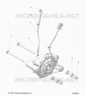 DRIVE TRAIN, FRONT GEARCASE MOUNTING