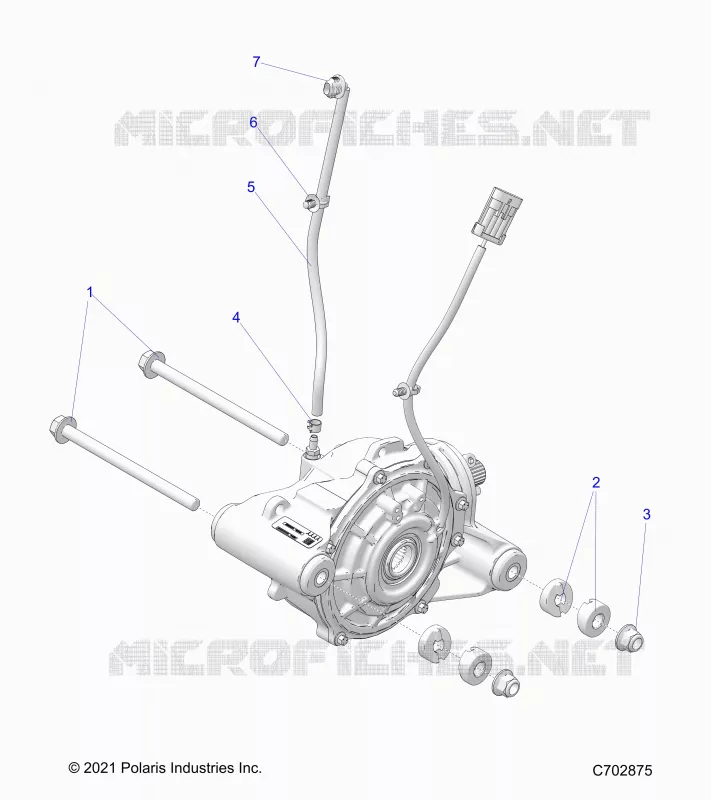 DRIVE TRAIN, FRONT GEARCASE MOUNTING