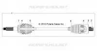 DRIVE TRAIN, REAR DRIVE SHAFT