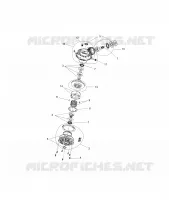 DRIVE TRAIN, FRONT GEARCASE INTERNALS