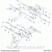 REAR SUSPENSION CONTROL ARM MOUNTING