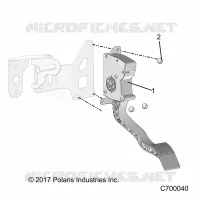 ENGINE, THROTTLE PEDAL