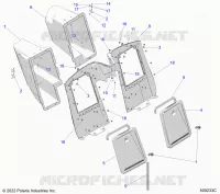 REAR BODYWORK STORAGE COMPARTMENTS