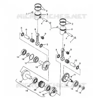 PISTON   CRANKSHAFT TRAIL RMK 0980961 (4942214221C006)