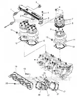 CYLINDER   MANIFOLD SLX 780 B964287 AND INTL. SLX 780 I964287 (4937443744C002)