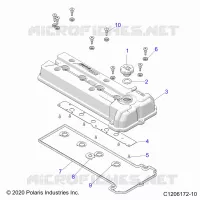 ENGINE, VALVE COVER