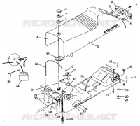 SEAT   GAS TANK ASSEMBLY RXL TOURING 0940869 (4925062506004A)