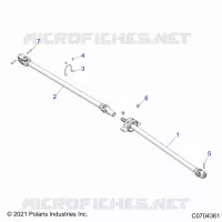 DRIVE TRAIN, PROP SHAFT, FRONT