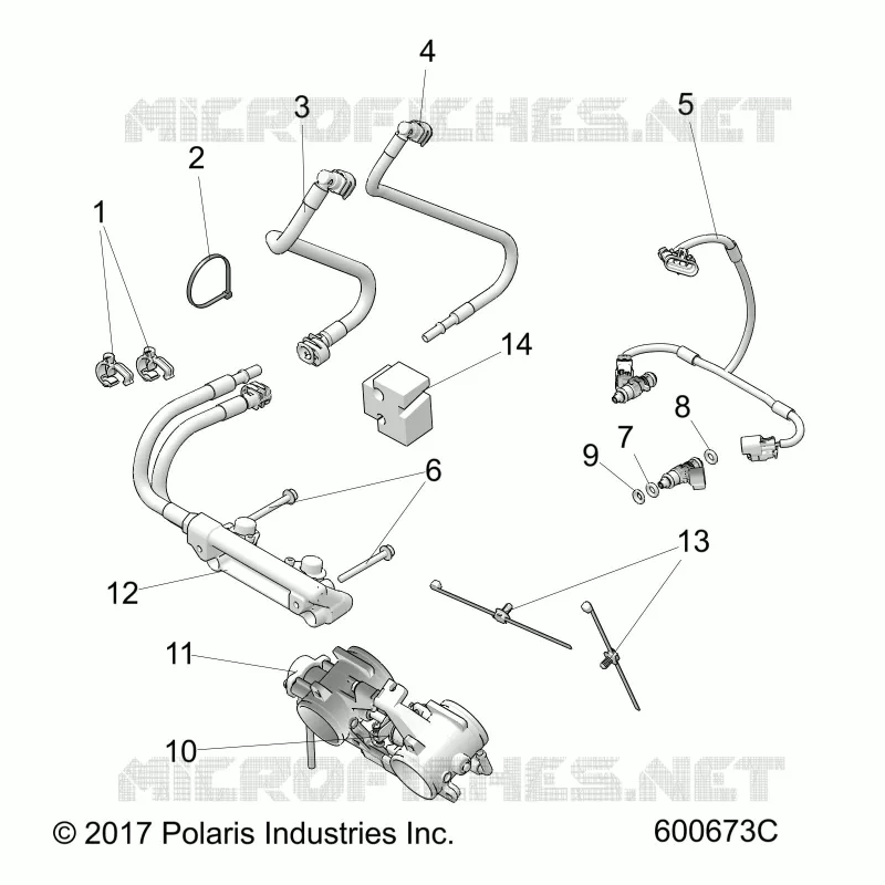 FUEL SYSTEM, RAIL, LINES AND THROTTLE  BODY