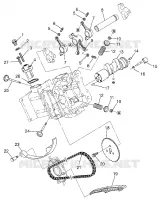 INLET   EXHAUST MAGNUM 4X4 W97AC42A, SWEDISH MAGNUM 4X4 S97AC42E AND NOR (4940834083D001)