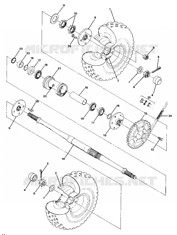 REAR WHEEL DRIVE ASSEMBLY (4917731773023A)