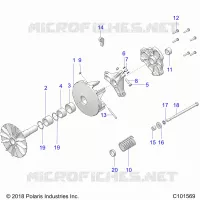 DRIVE TRAIN, PRIMARY CLUTCH