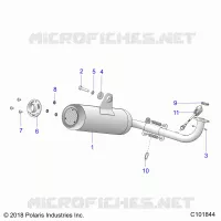 EXHAUST SYSTEM, EVAP