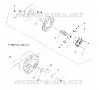 DRIVE TRAIN, SECONDARY CLUTCH