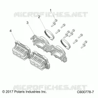 ENGINE, REED VALVE AND THROTTLE BODY ADAPTOR