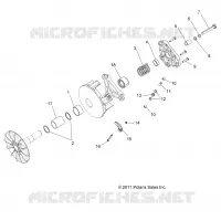 DRIVE TRAIN, PRIMARY CLUTCH