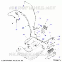 BODY, FUEL LINES, EVAP