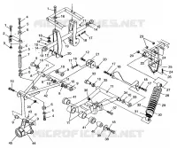 REAR SUSPENSION  XPLORER 500 W97CD50A (4941354135C005)