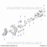 FRONT BRAKE CALIPER